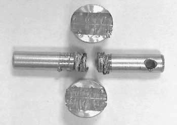 Figure 7 – Shaft and jaws untreated, failure occurred immediately (less than two seconds).